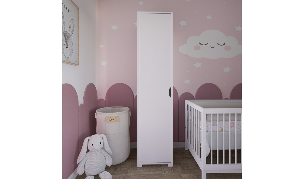 Dulap, Duru 1600-013 - White, 40 x 183 x 45 cm