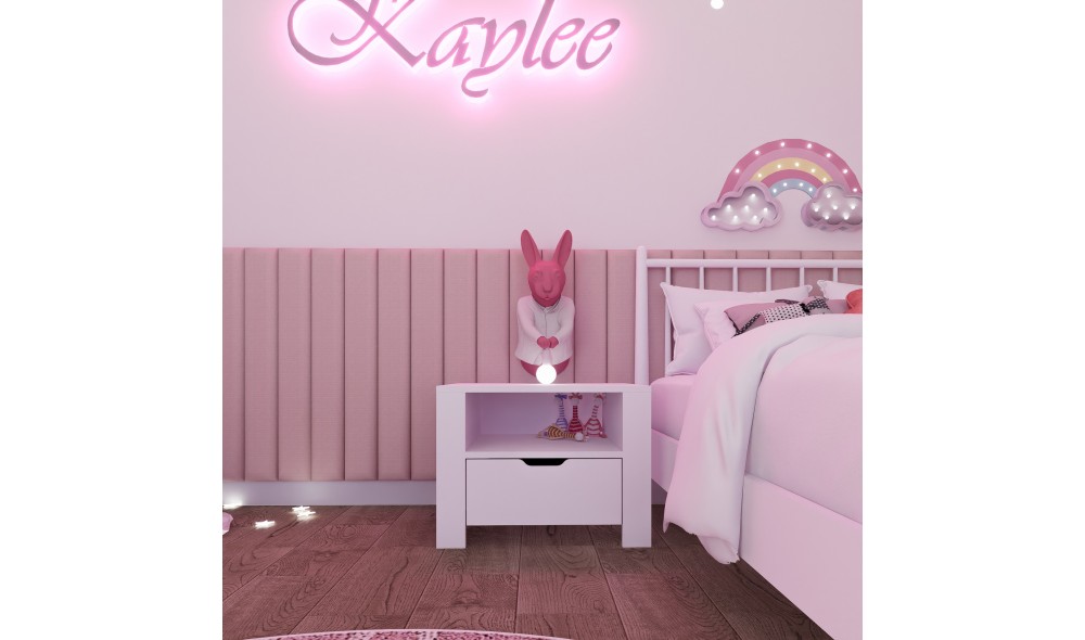 Noptiera, Duru 1600-35 - White, 60 x 45 x 42 cm