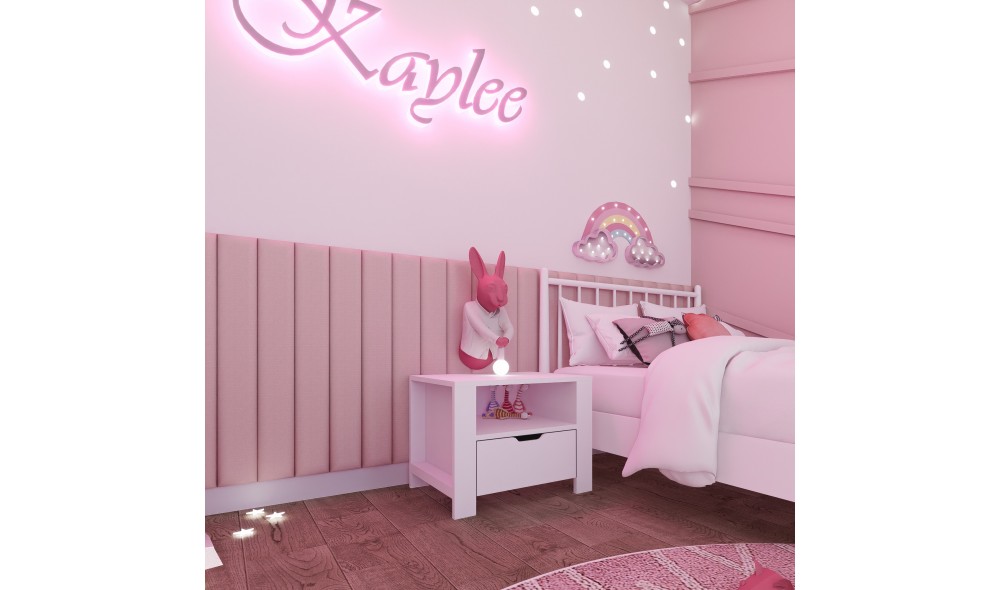 Noptiera, Duru 1600-35 - White, 60 x 45 x 42 cm