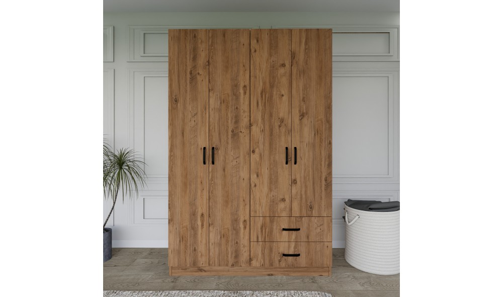 Dulap, Yaman 1600-028 - Pine, 120 x 180 x 45 cm