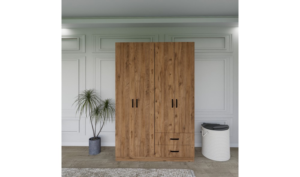 Dulap, Yaman 1600-028 - Pine, 120 x 180 x 45 cm