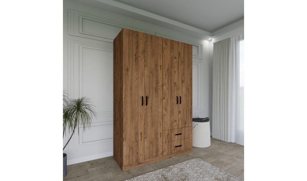 Dulap, Yaman 1600-028 - Pine, 120 x 180 x 45 cm