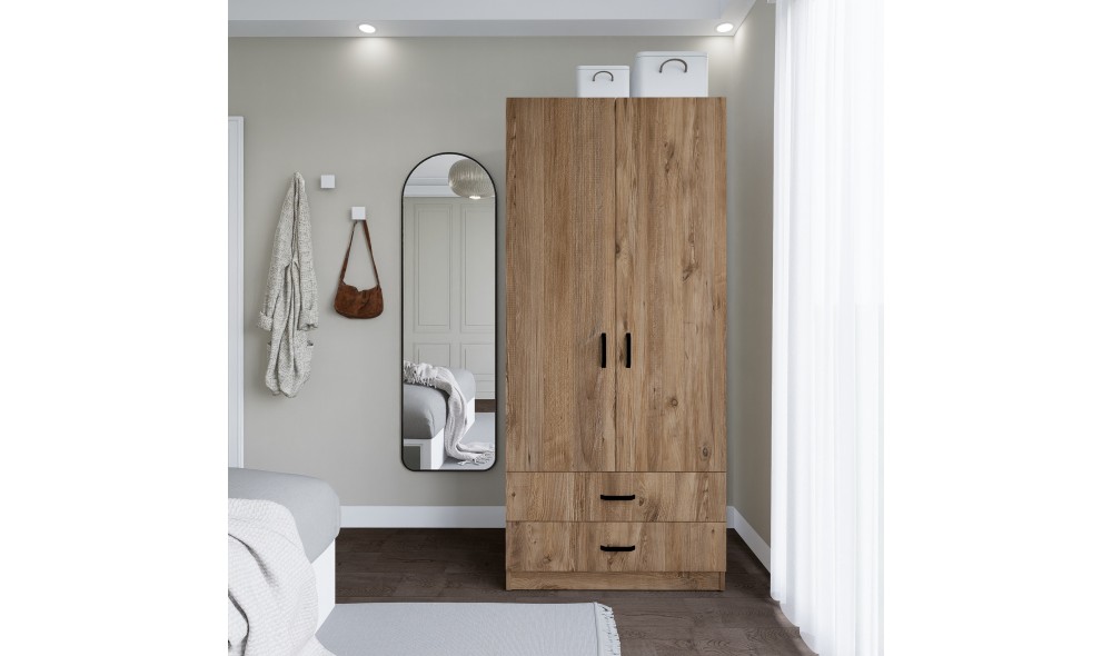 Dulap, Yaman 1600-044 - Pine, 80 x 182 x 47 cm