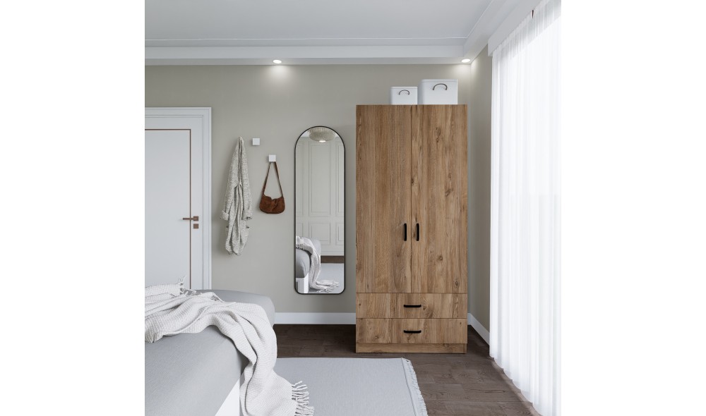 Dulap, Yaman 1600-044 - Pine, 80 x 182 x 47 cm