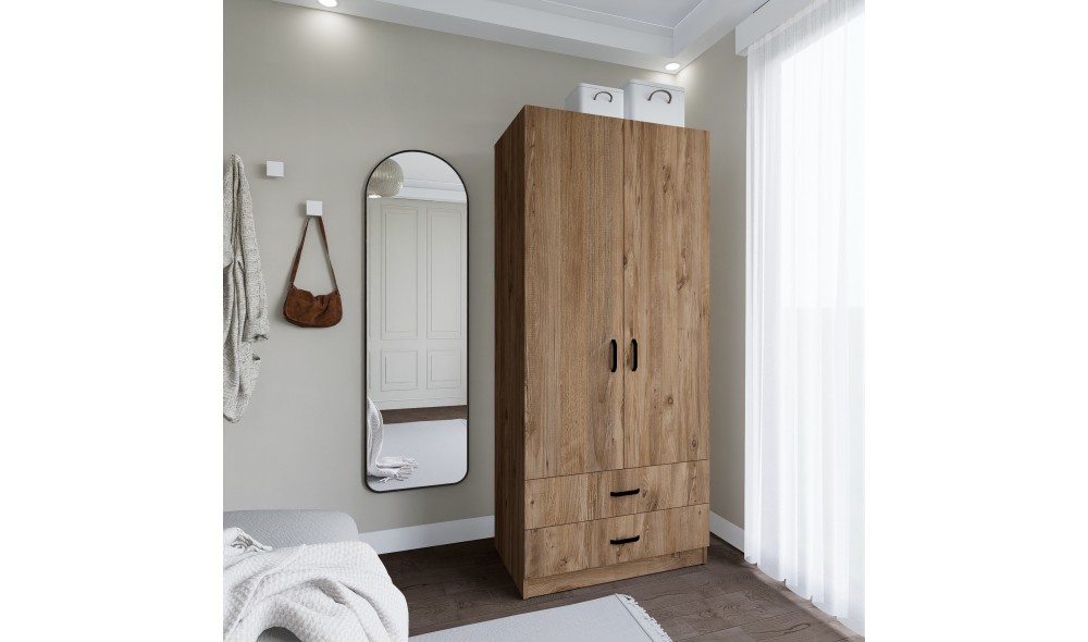 Dulap, Yaman 1600-044 - Pine, 80 x 182 x 47 cm