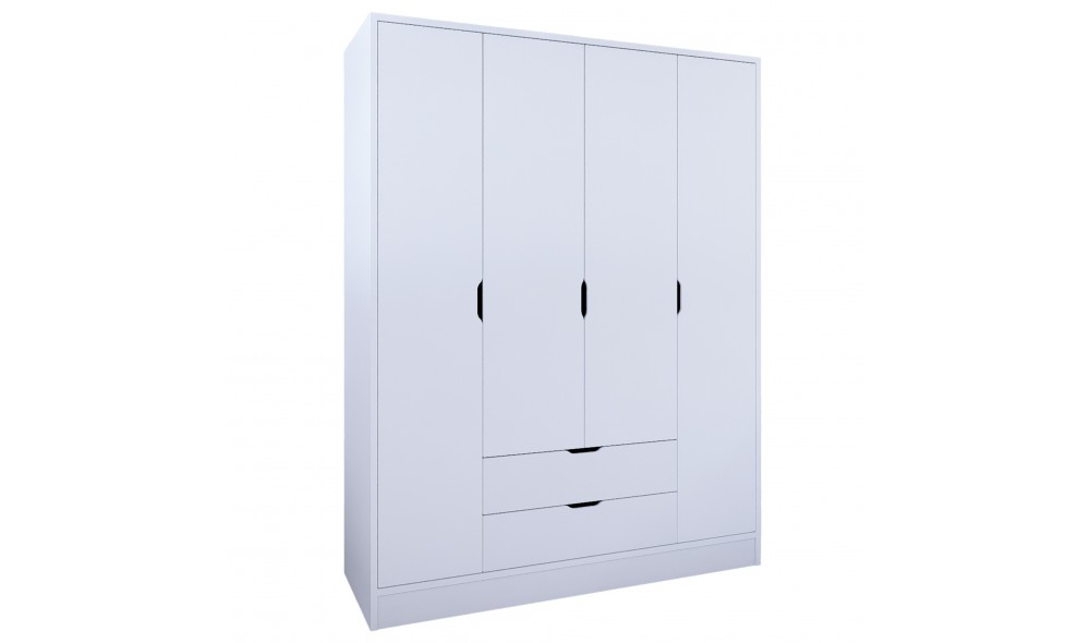 Dulap, Duru 4 Door 1600-017, 140 x 182 x 45 cm