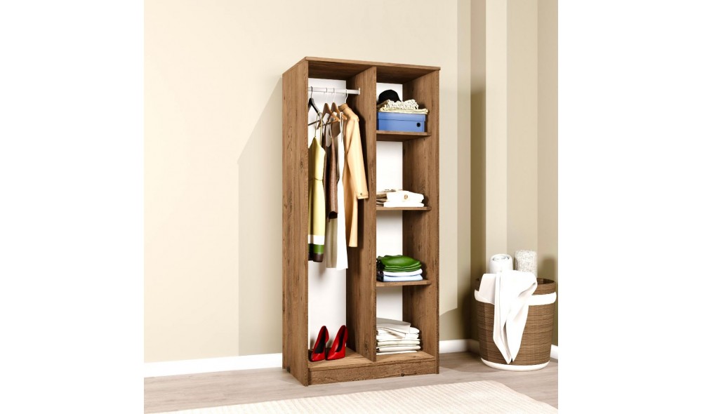 Dulap, Kardelen 1600-122, 80 x 180 x 51,8 cm