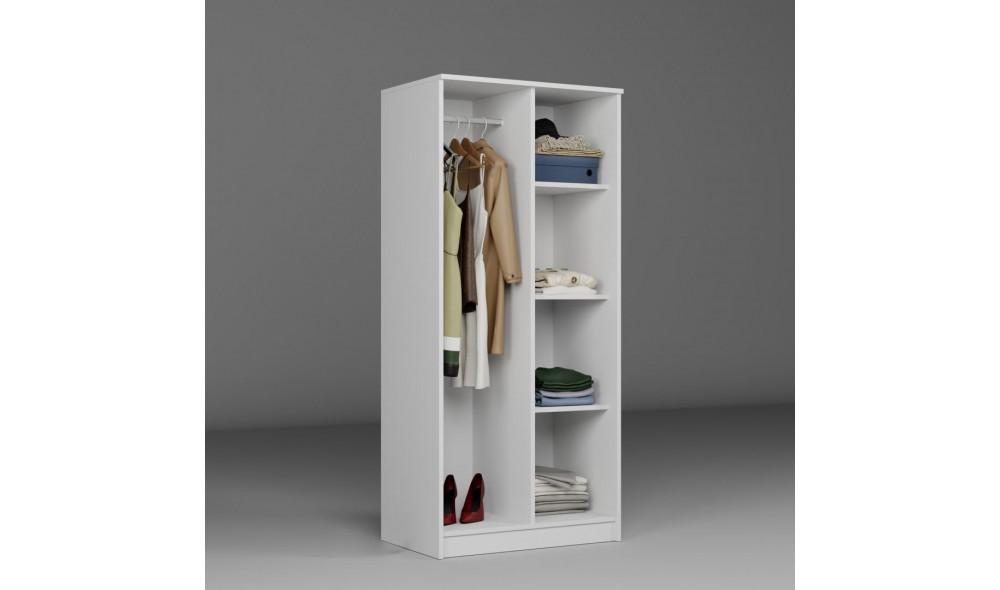 Dulap, Kardelen 1600-100, 80 x 180 x 51,8 cm