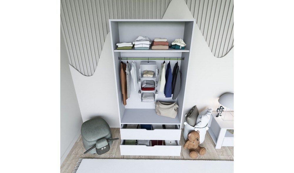 Dulap, 90 cm 1600-016, 90 x 183 x 45 cm