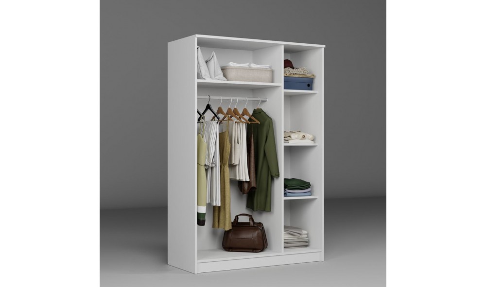 Dulap, Kardelen 1600-101, 120 x 180 x 51,8 cm