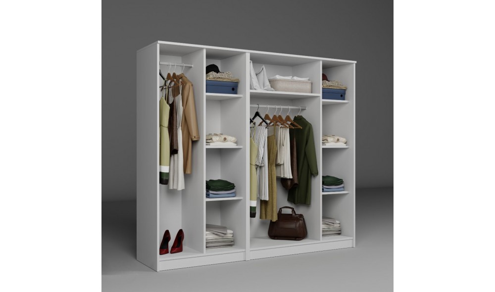 Dulap, Kardelen 1600-104, 200 x 180 x 51,8 cm