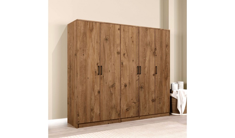 Dulap, Kardelen 1600-123, 200 x 180 x 51,8 cm