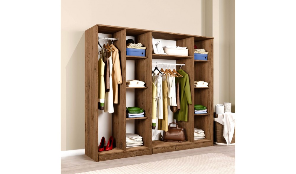 Dulap, Kardelen 1600-123, 200 x 180 x 51,8 cm