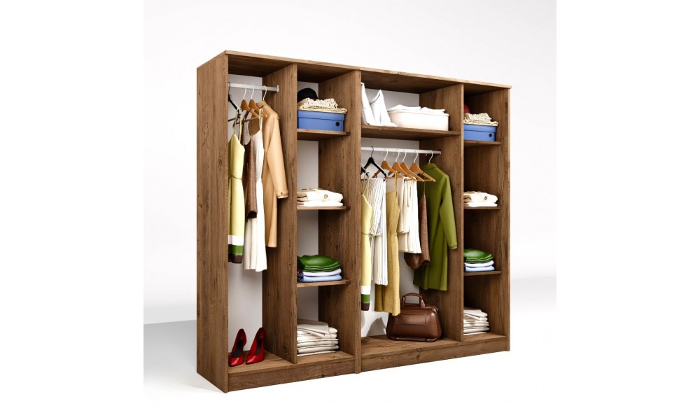 Dulap, Kardelen 1600-123, 200 x 180 x 51,8 cm