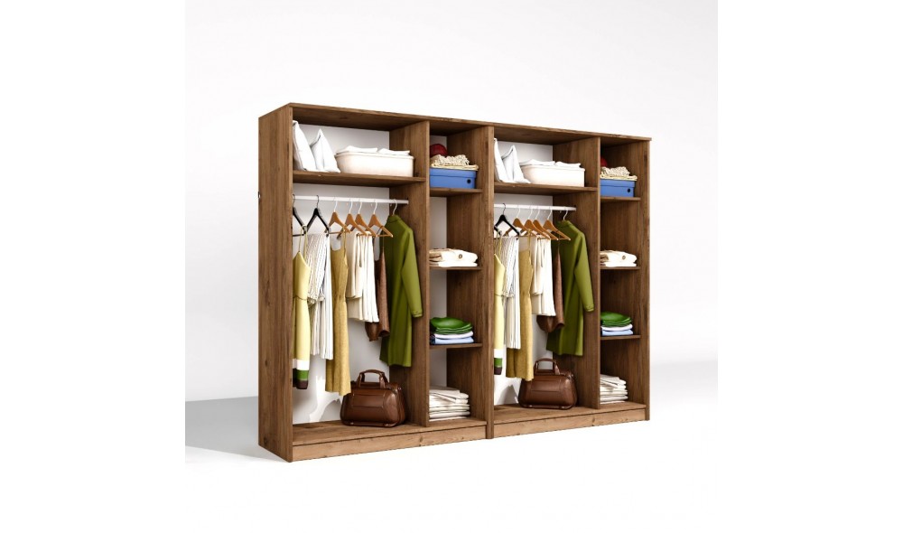 Dulap, Kardelen 1600-120, 240 x 180 x 51,8 cm