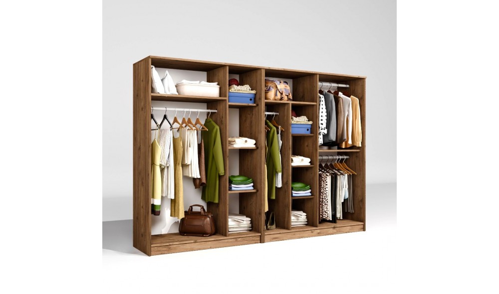 Dulap, Kardelen 1600-117, 280 x 180 x 51,8 cm