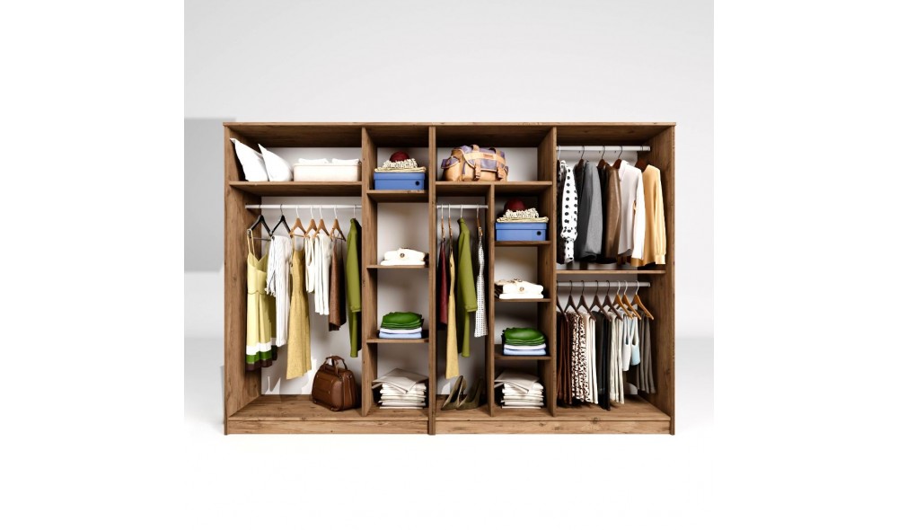 Dulap, Kardelen 1600-117, 280 x 180 x 51,8 cm