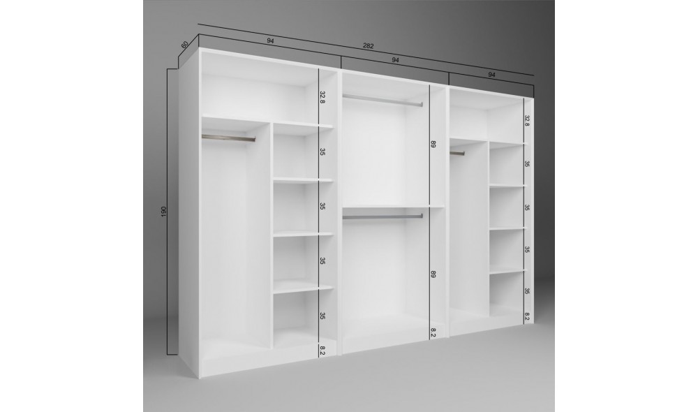 Dulap, Lucas 1600-88, 280 x 190 x 60 cm