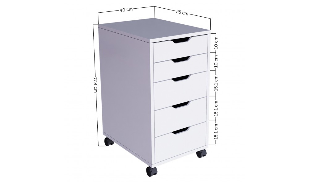 Comoda, Duru 1600-48, 40 x 77,4 x 55 cm