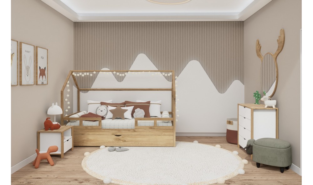 Noptiera, Nisan 1600-025, 60 x 42 x 45 cm