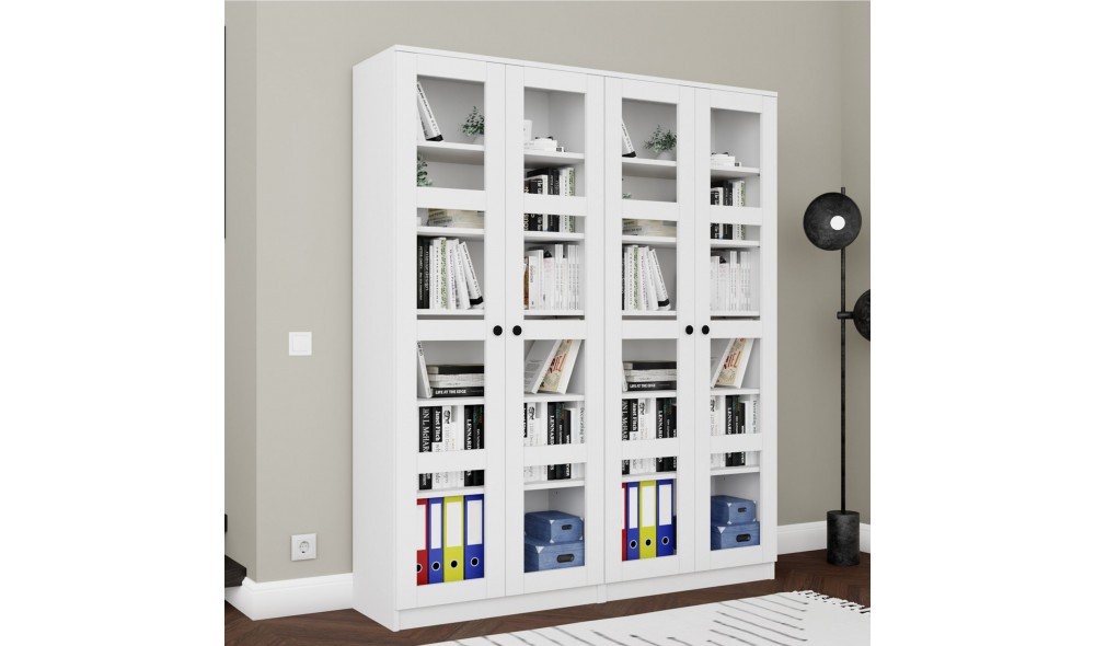 Dulap multifunctional, Lucas Glass 1600-68, 80 x 190 x 37 cm