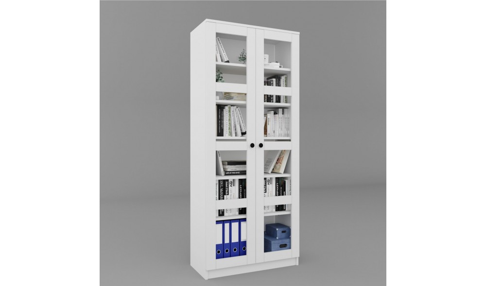 Dulap multifunctional, Lucas Glass 1600-68, 80 x 190 x 37 cm