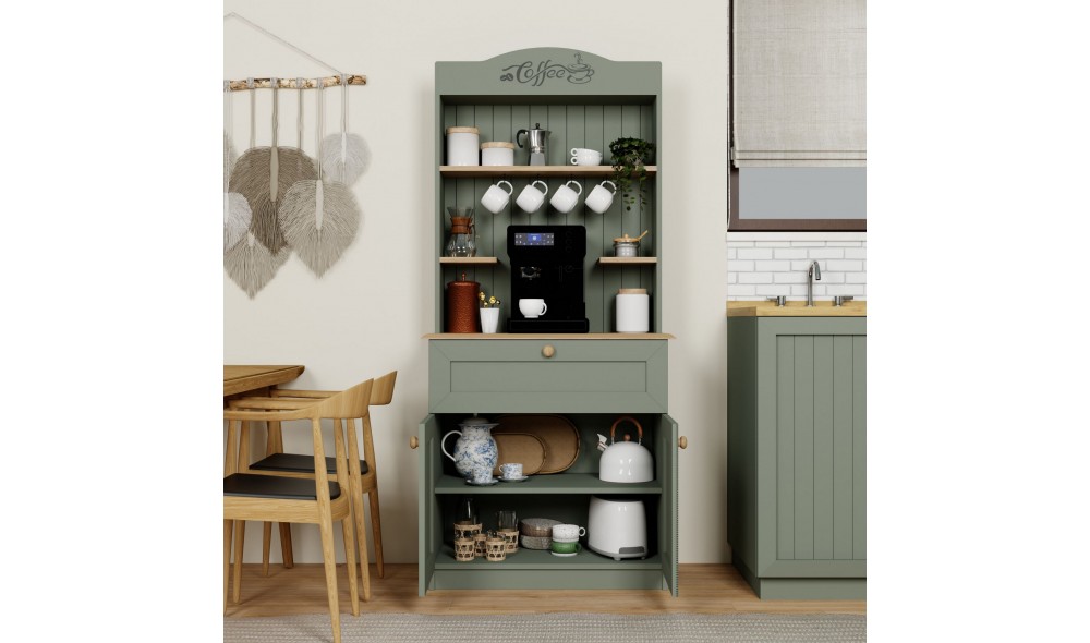 Stand de cafea, Lucas 1600-94, 80 x 180 x 42 cm