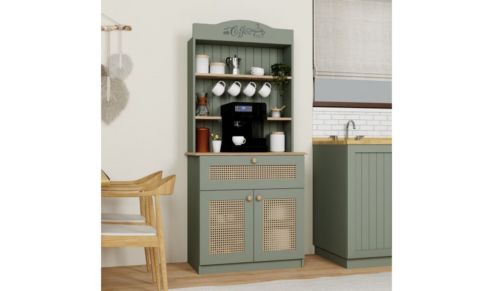 Stand de cafea, Lucas 1600-129, 80 x 180 x 42 cm