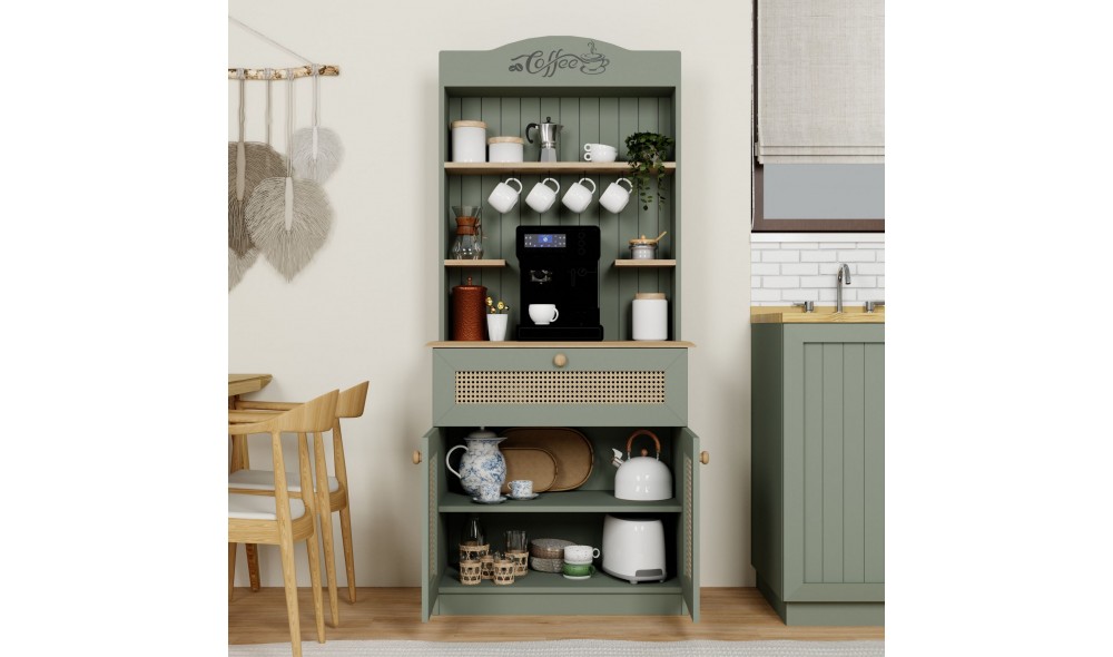 Stand de cafea, Lucas 1600-129, 80 x 180 x 42 cm