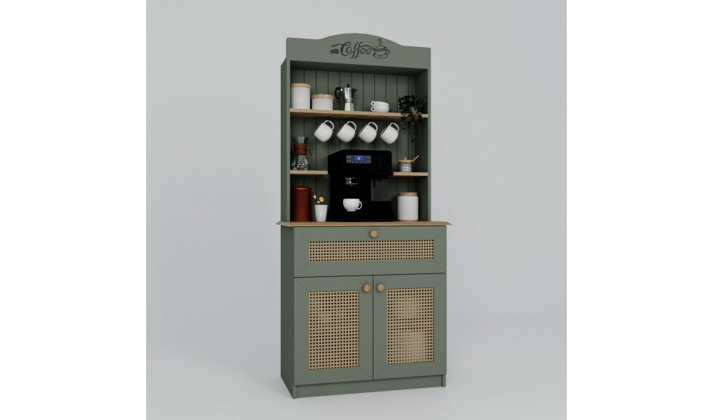 Stand de cafea, Lucas 1600-129, 80 x 180 x 42 cm