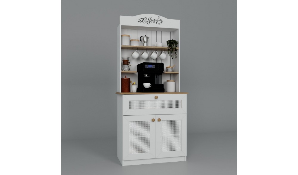 Stand de cafea, Lucas 1600-148, 80 x 180 x 42 cm