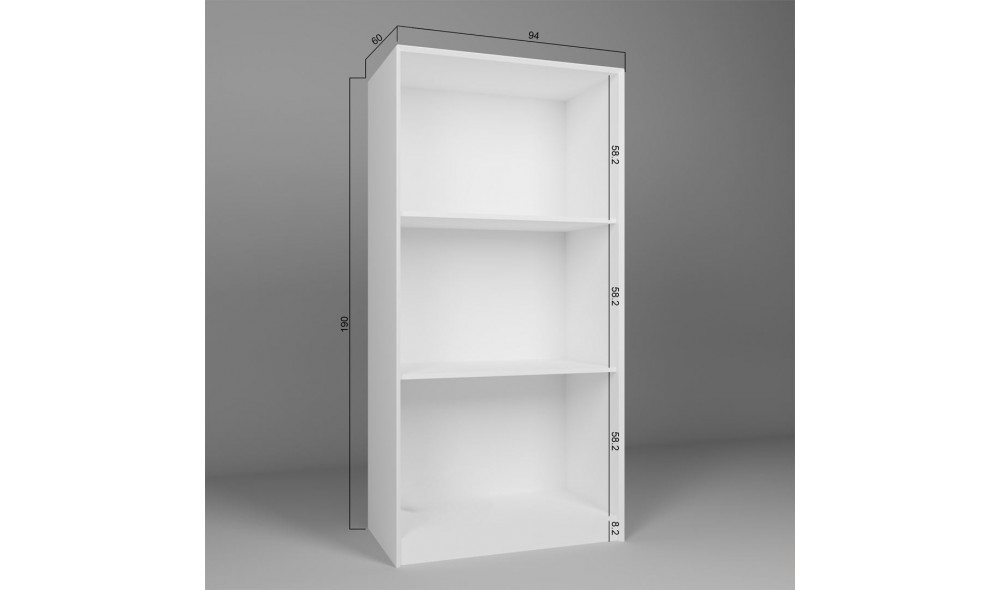 Dulap multifunctional, Lucas 1600-80, 94 x 190 x 60 cm