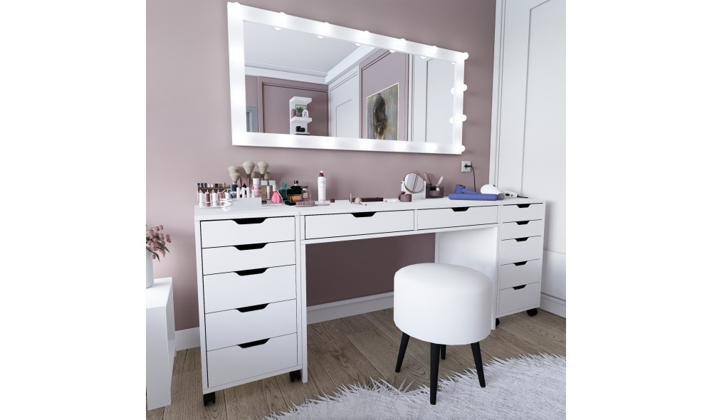 Masa de machiaj, Duru 1600-55, 200 x 77,4 x 55 cm