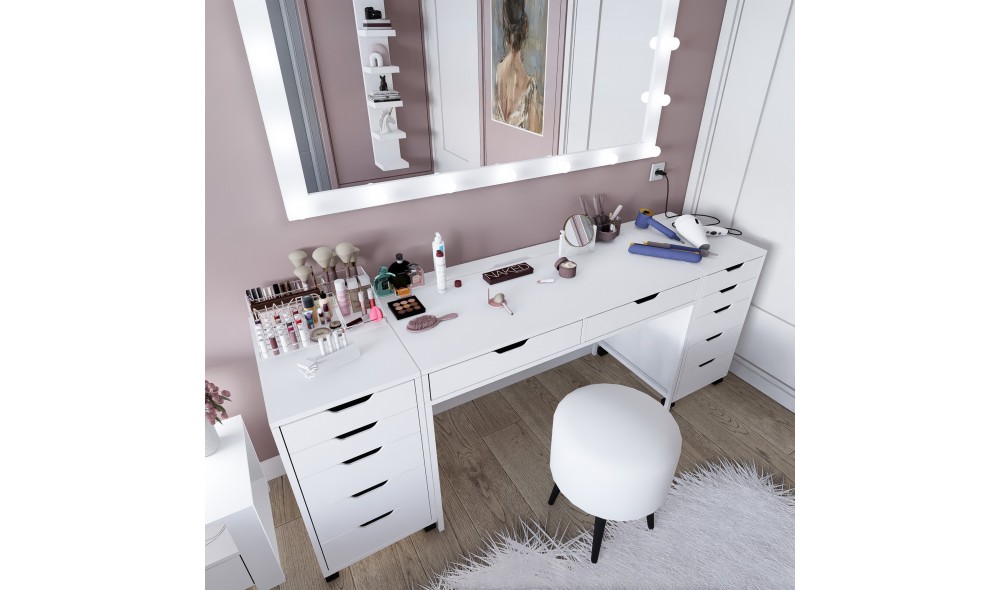 Masa de machiaj, Duru 1600-55, 200 x 77,4 x 55 cm