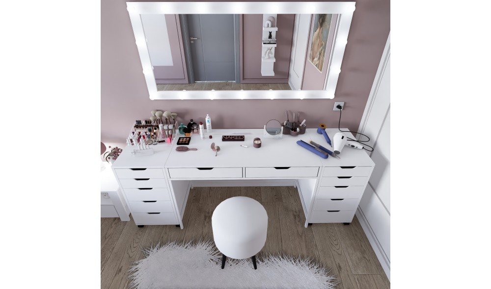 Masa de machiaj, Duru 1600-55, 200 x 77,4 x 55 cm