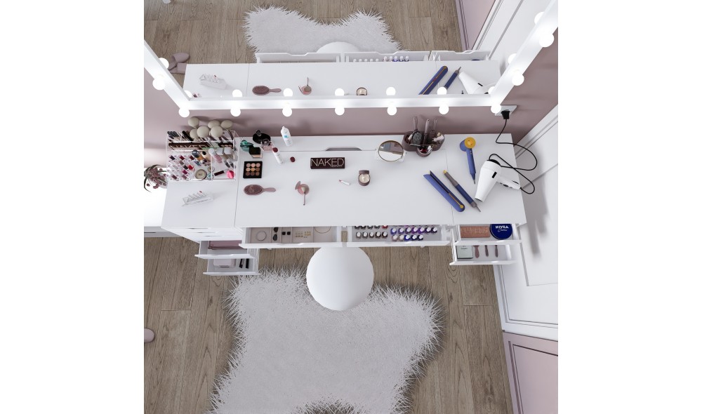 Masa de machiaj, Duru 1600-55, 200 x 77,4 x 55 cm