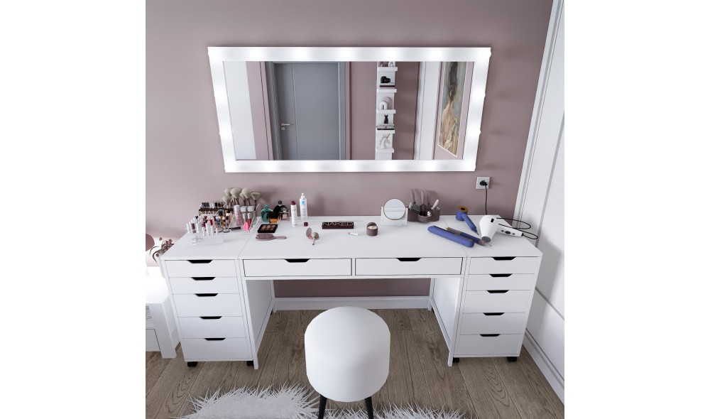 Masa de machiaj, Duru 1600-55, 200 x 77,4 x 55 cm