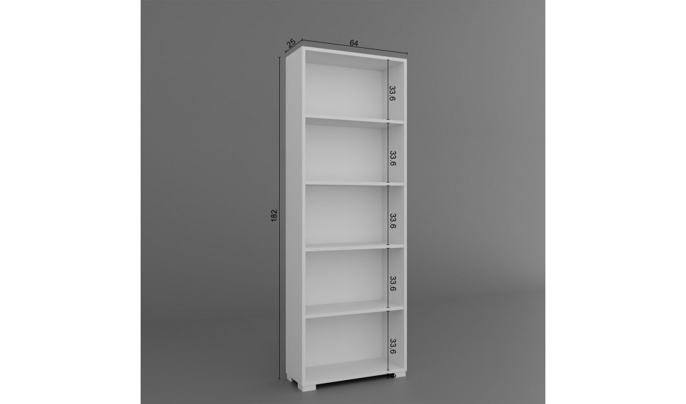 Biblioteca, Lucas 1600-110, 64 x 182 x 25 cm