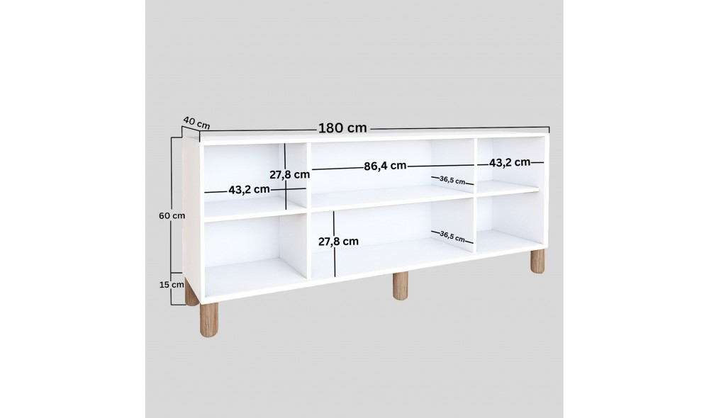 Consola, Bohemian 1600-134, 180 x 75 x 40 cm