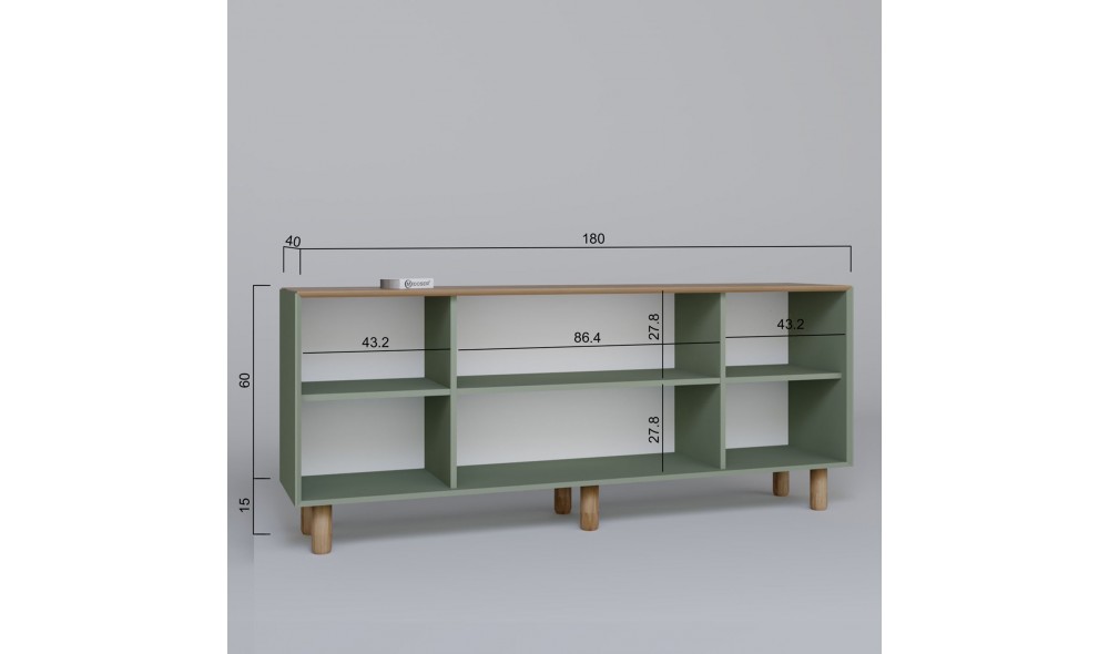 Consola, Bohemian 1600-82, 180 x 75 x 40 cm