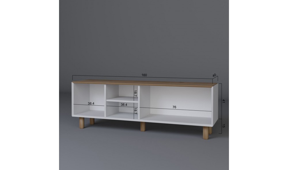 Comoda TV, Bohemian 1600-83, 160 x 56 x 40 cm