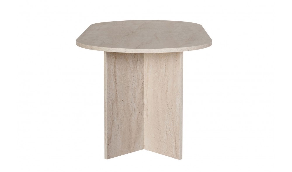 Masa de sufragerie, Sablin - Travertine, 180 x 75 x 90 cm