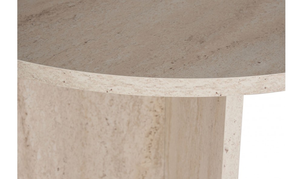 Masa de sufragerie, Sablin - Travertine, 180 x 75 x 90 cm