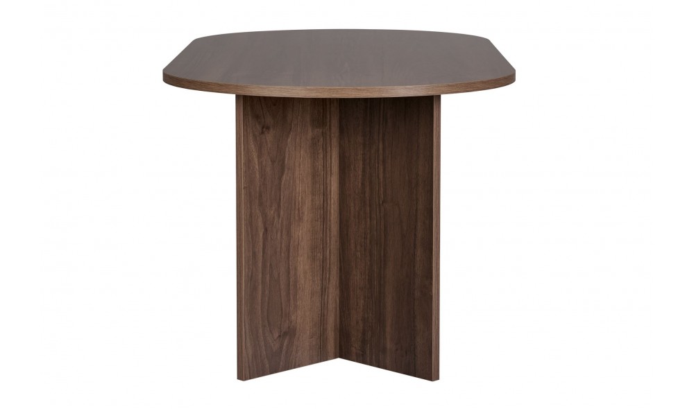 Masa de sufragerie, Sablin - Venezia Walnut, 180 x 75 x 90 cm