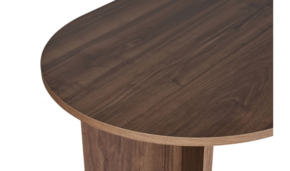 Masa de sufragerie, Sablin - Venezia Walnut, 180 x 75 x 90 cm