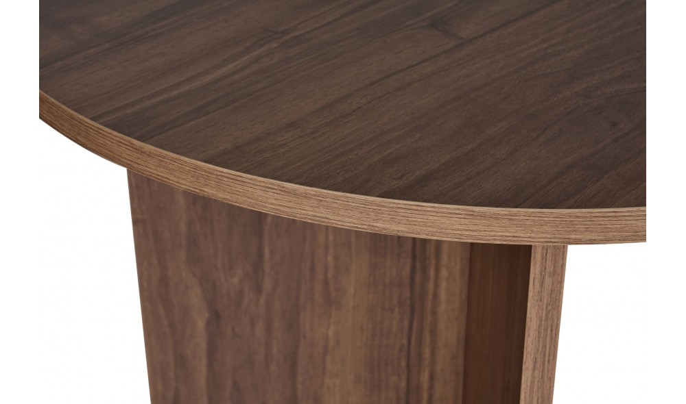 Masa de sufragerie, Sablin - Venezia Walnut, 180 x 75 x 90 cm