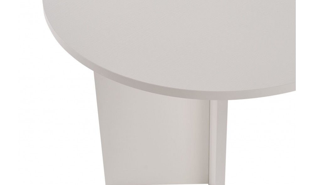 Masa de sufragerie, Sablin - Wood White, 180 x 75 x 90 cm