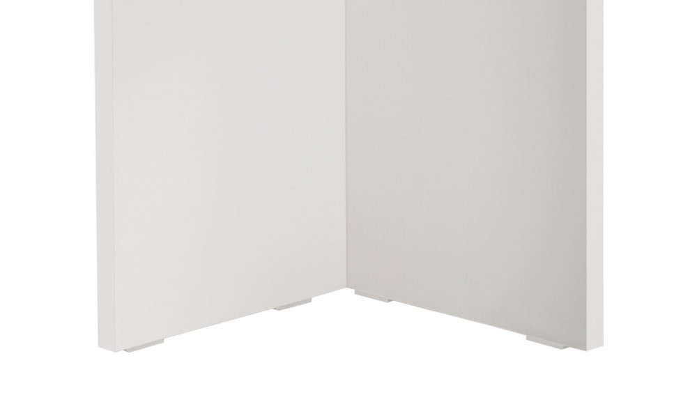 Masa de sufragerie, Sablin - Wood White, 180 x 75 x 90 cm