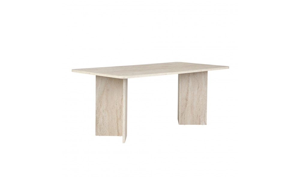 Masa de sufragerie, Linza - Travertine, 180 x 75 x 90 cm