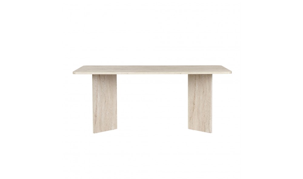 Masa de sufragerie, Linza - Travertine, 180 x 75 x 90 cm